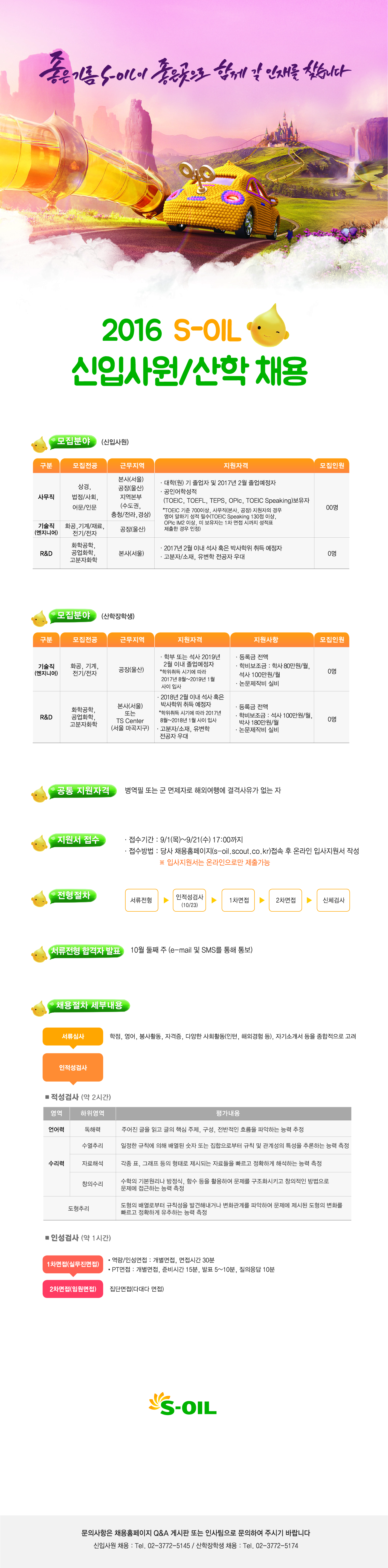 [S-OIL] 2016년 하반기 신입사원 모집요강_산학장학생 포함.jpg