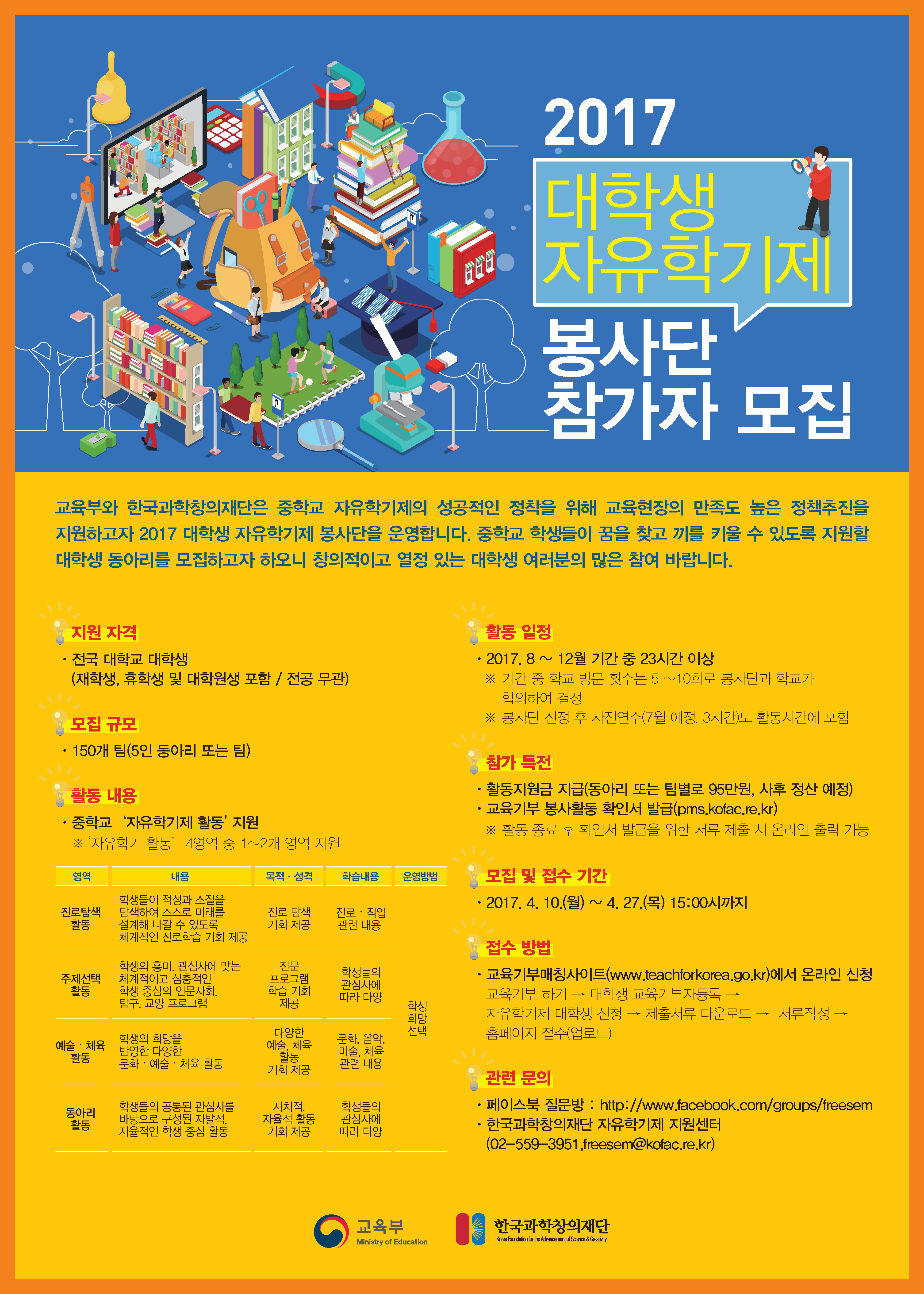 2. 2017 대학생 자유학기제 봉사단 홍보포스터.jpg